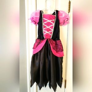 Pink and Black Good Witch Halloween Costume Toddler Size 3